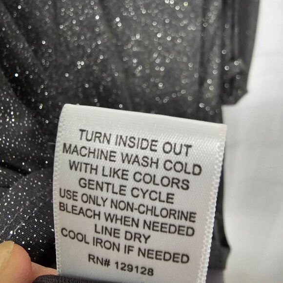 Unbranded Blouse Goth Whimsigoth Fairy Gray Glitter Sheer XL - Picture 9 of 10